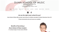 Desktop Screenshot of dunnschoolofmusic.com